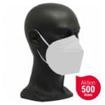 CE zertifizierte Atemschutzmaske FFP2 weiß 500 Aktion