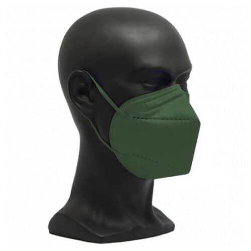 CE zertifizierte Atemschutzmaske FFP2 dunkelgrün