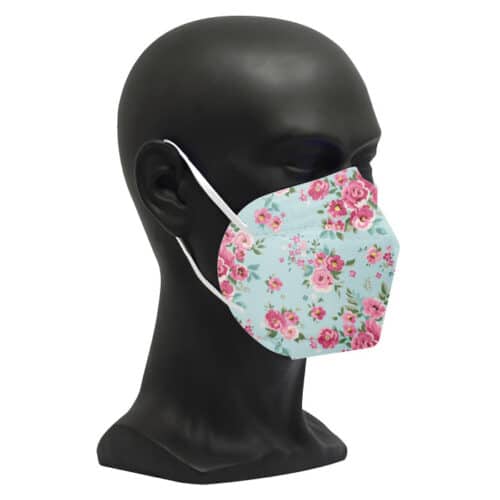 FFP2 Maske Frühling Frühlingsmotiv Rosen